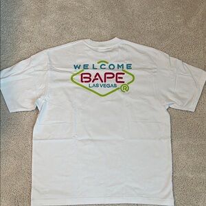 BAPE Las Vegas Exclusive White T-Shirt